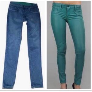 Limited edition Bleulab reversible jeans.